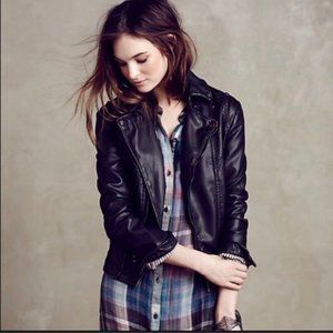 Faux Leather Moto Jacket by ANTHROPOLOGIE